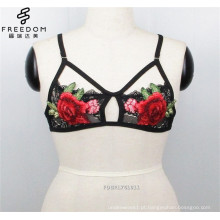 Moda katrina kaif novo xxx fotos indiano xxx imagens hot sexy lady bra lace stitching rose bralette